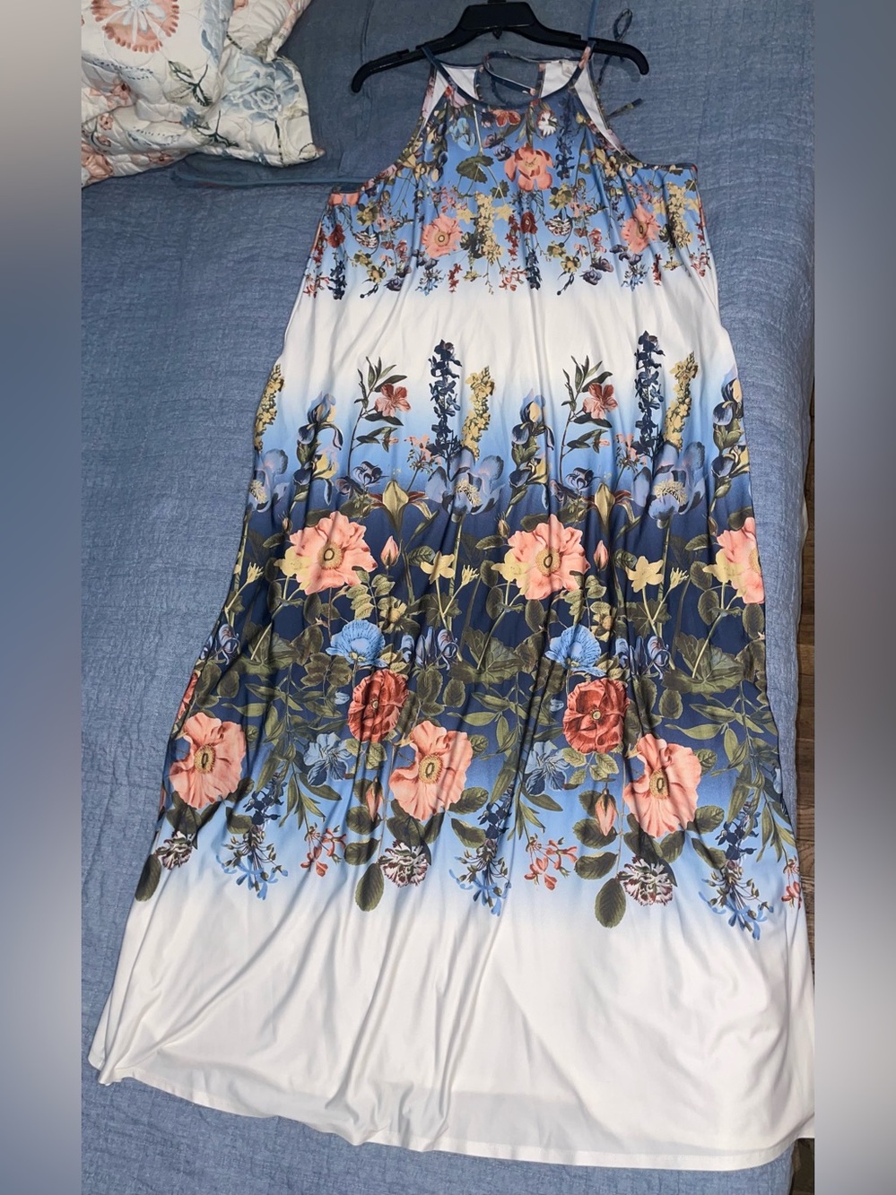 Floral Ombre Maxi Dress